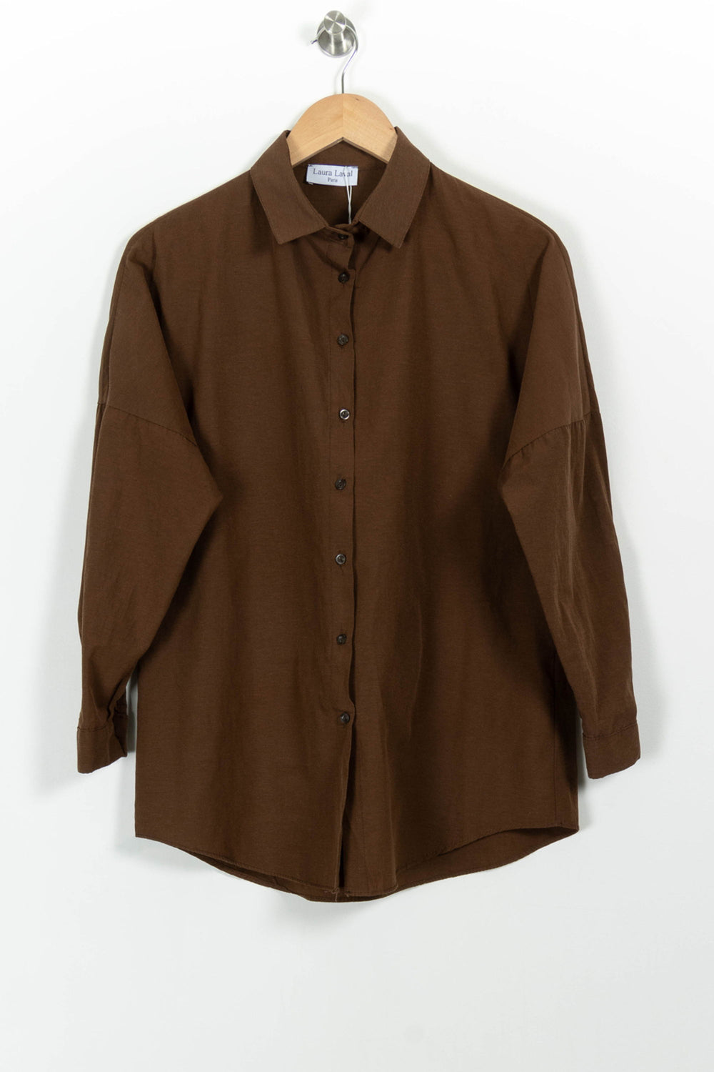 Chemise Marron - Taille S/36 de la marque Laura Laval | PARAD97823 - Vendu par Paradigme - Image 2