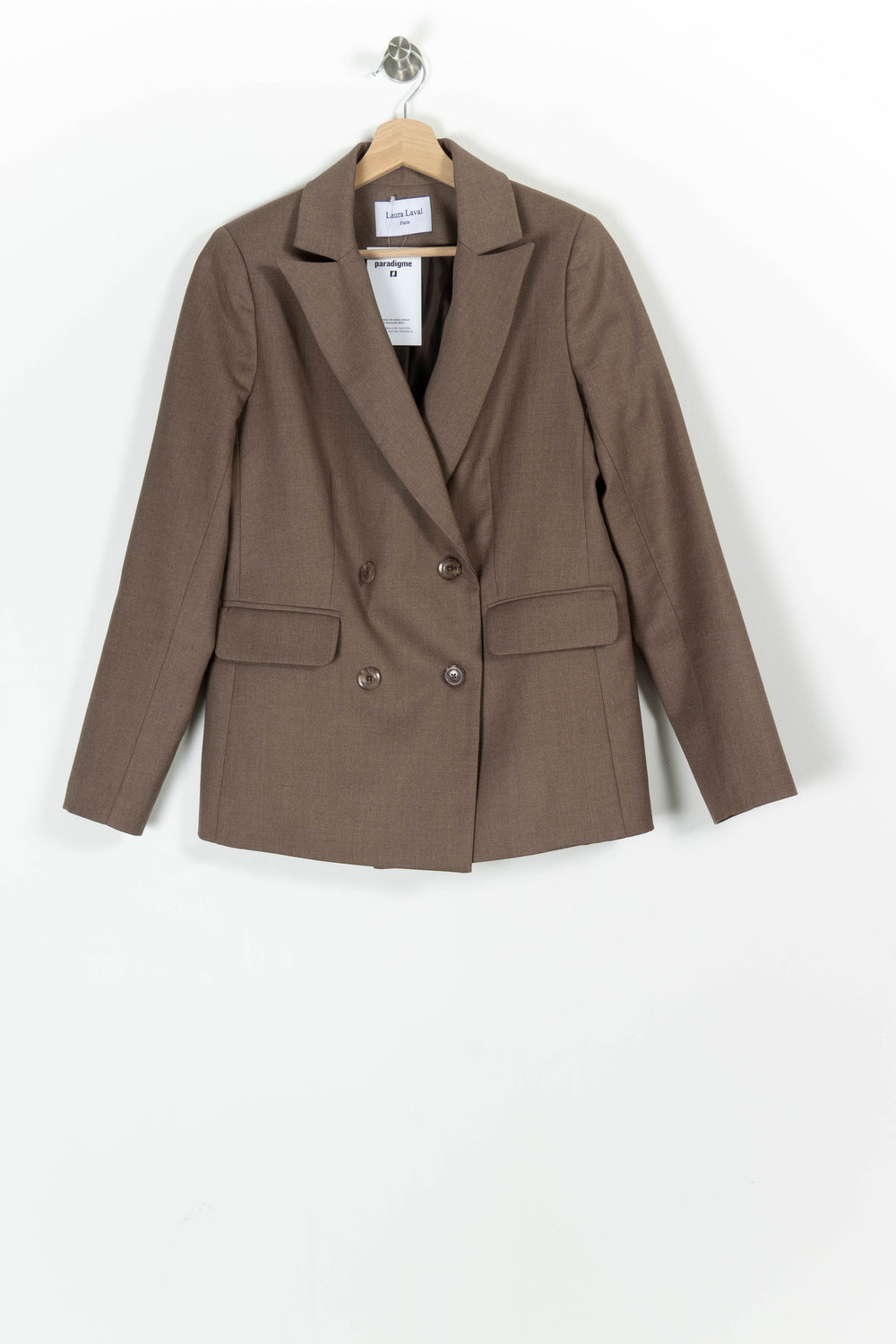 Blazer Marron - Taille S/36 de la marque Laura Laval | PARAD97825 - Vendu par Paradigme - Image 2