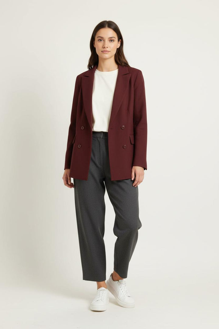 Blazer Bordeaux - Taille M/38 de la marque Laura Laval | PARAD97826 - Vendu par Paradigme - Image 1