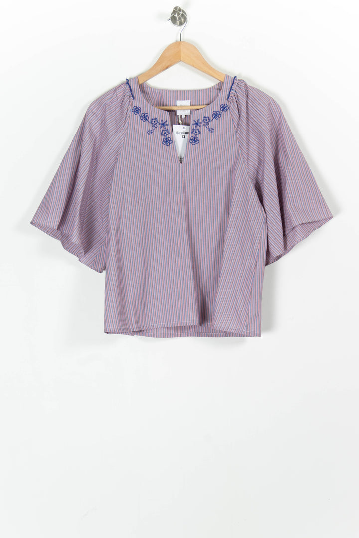 Blouse Violette et Bleue - Taille S/36 de la marque Karl Marc John | PARAD97827 - Vendu par Paradigme - Image 2