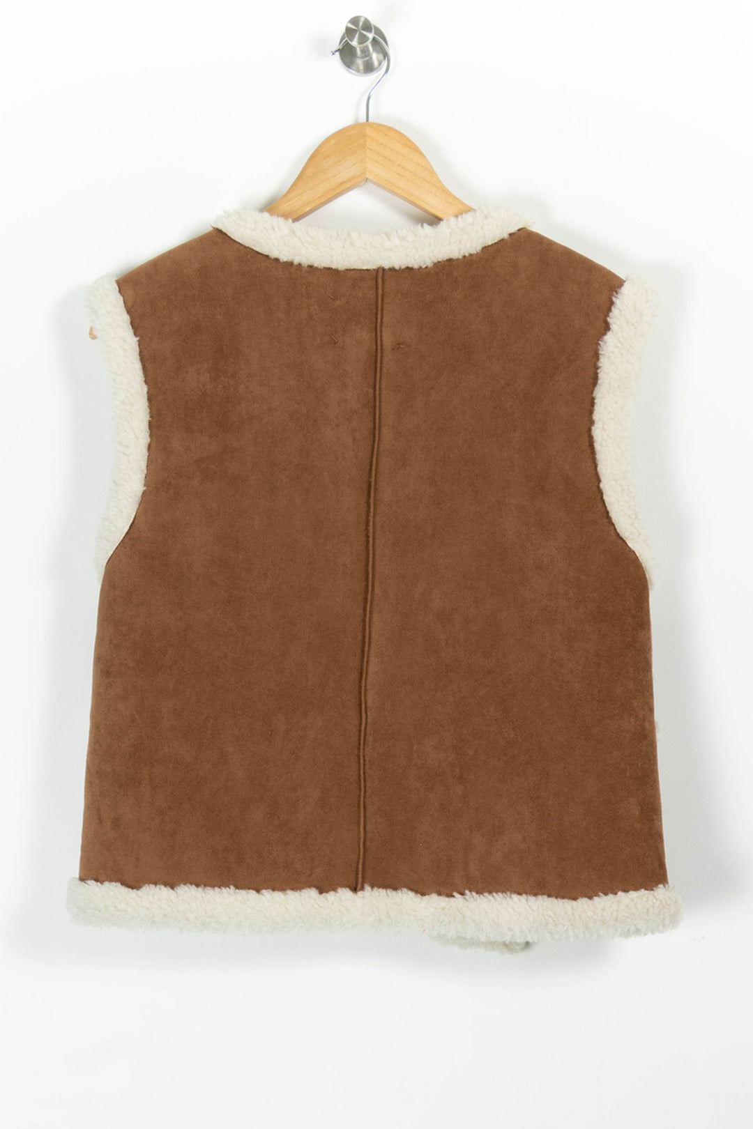 Gilet Sans Manches Marron et Beige - Taille S/36 de la marque Grace & Mila | PARAD97829 - Vendu par Paradigme - Image 4