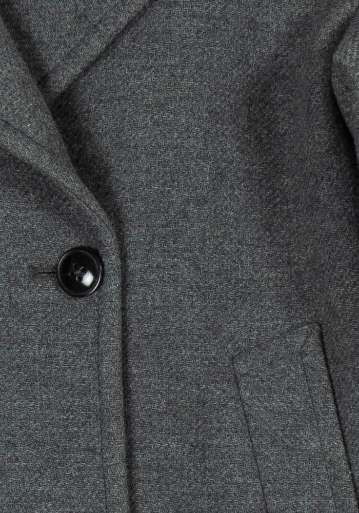 Caban Gris - Taille L/40 de la marque Caroll | PARAD97834 - Vendu par Paradigme - Image 3