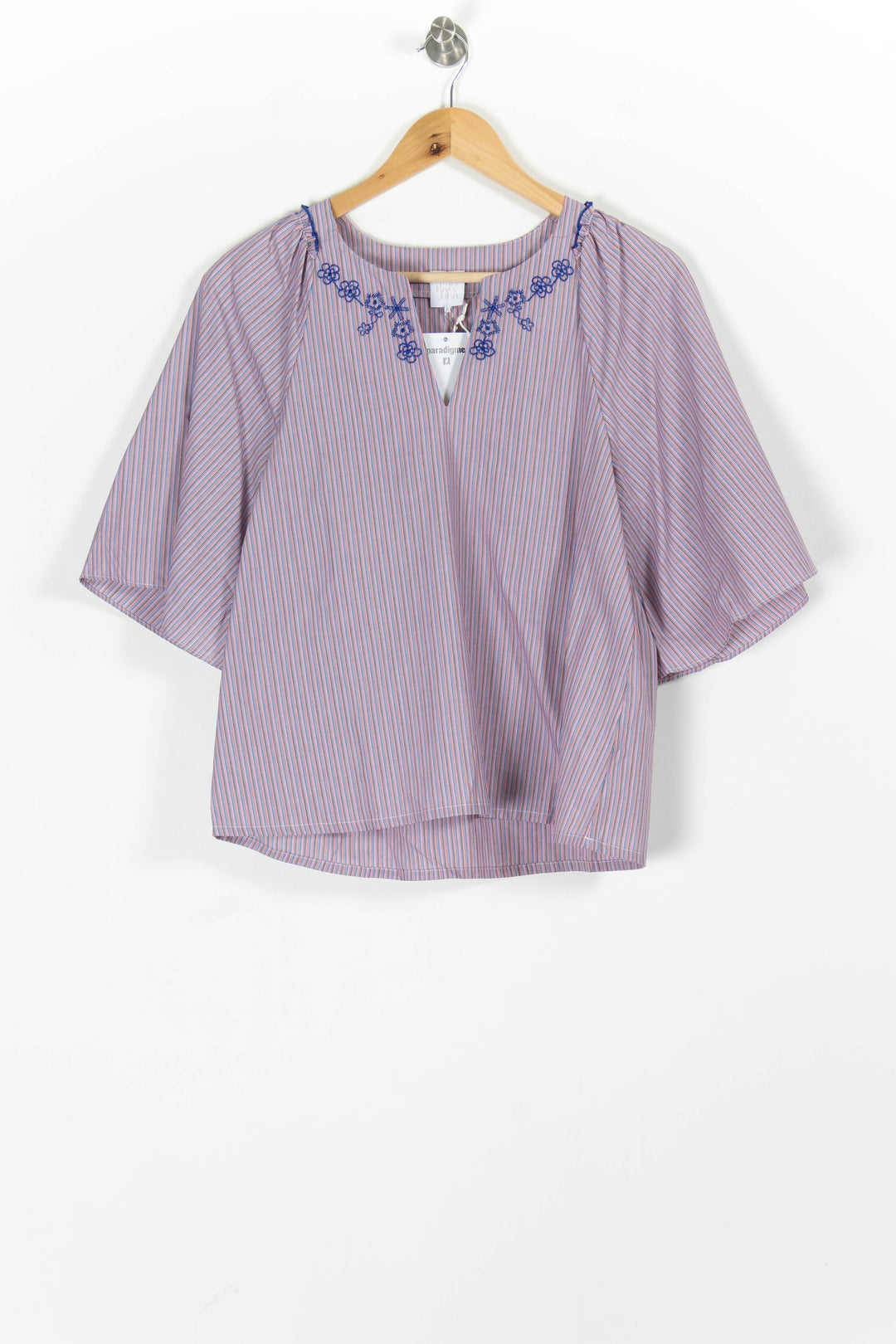 Blouse Violette et Bleue - Taille S/36 de la marque Karl Marc John | PARAD97835 - Vendu par Paradigme - Image 2
