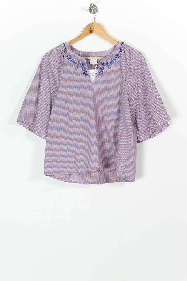 Blouse Violette et Bleue - Taille S/36 de la marque Karl Marc John | PARAD97835 - Vendu par Paradigme - Image 2