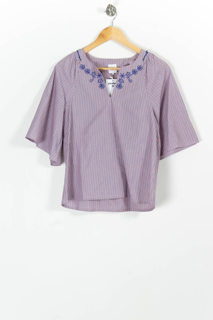 Blouse Violette et Bleue - Taille XS/34 de la marque Karl Marc John | PARAD97836 - Vendu par Paradigme - Image 2
