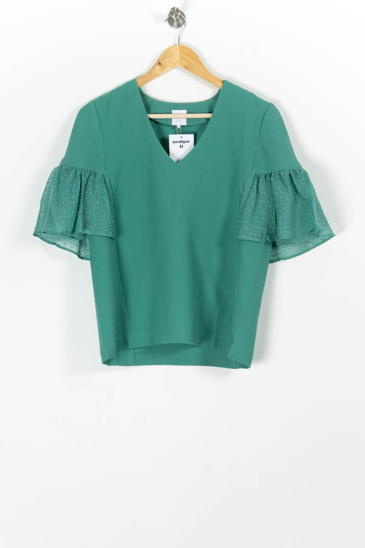 Blouse Verte - Taille XS/34 de la marque Karl Marc John | PARAD97838 - Vendu par Paradigme - Image 2