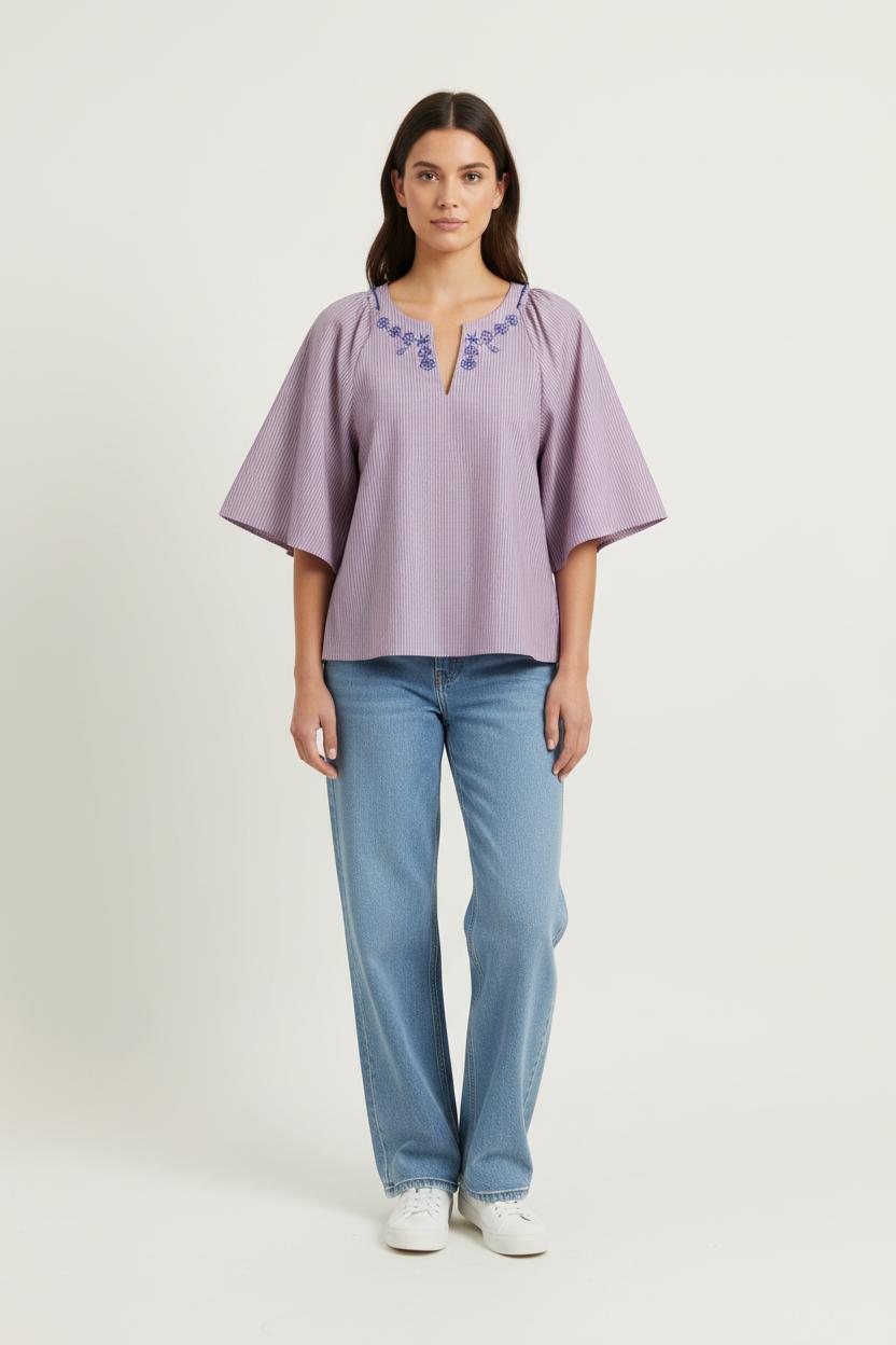 Blouse Violette - Taille S/36 de la marque Karl Marc John | PARAD97839 - Vendu par Paradigme - Image 1