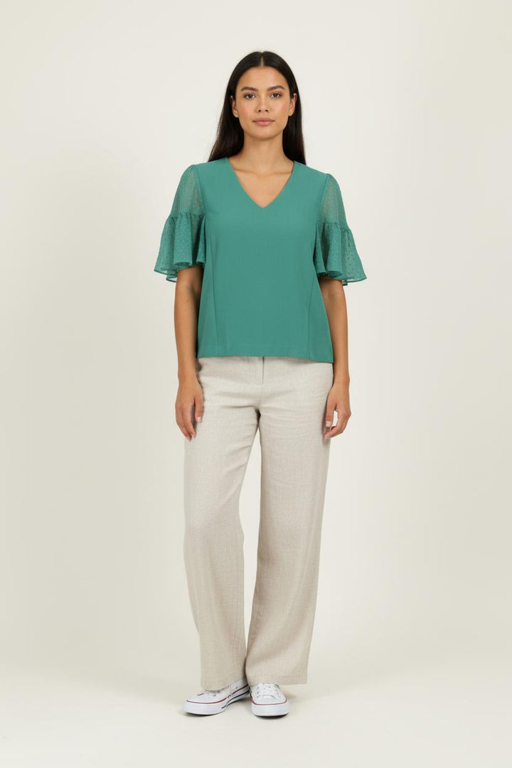 Blouse Verte - Taille XS/34 de la marque Karl Marc John | PARAD97840 - Vendu par Paradigme - Image 1