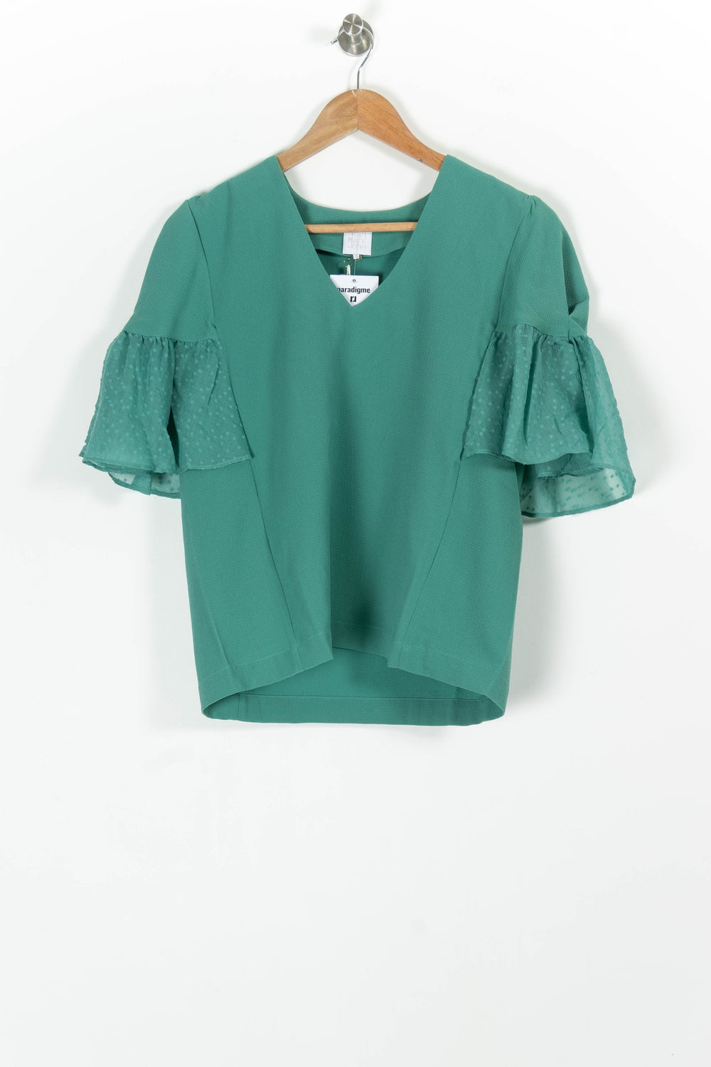 Blouse Verte - Taille XS/34 de la marque Karl Marc John | PARAD97840 - Vendu par Paradigme - Image 2