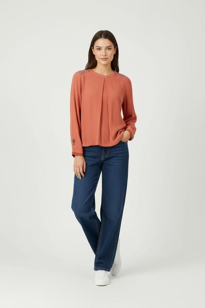 Blouse Orange - Taille XS/34 de la marque Karl Marc John | PARAD97841 - Vendu par Paradigme - Image 1