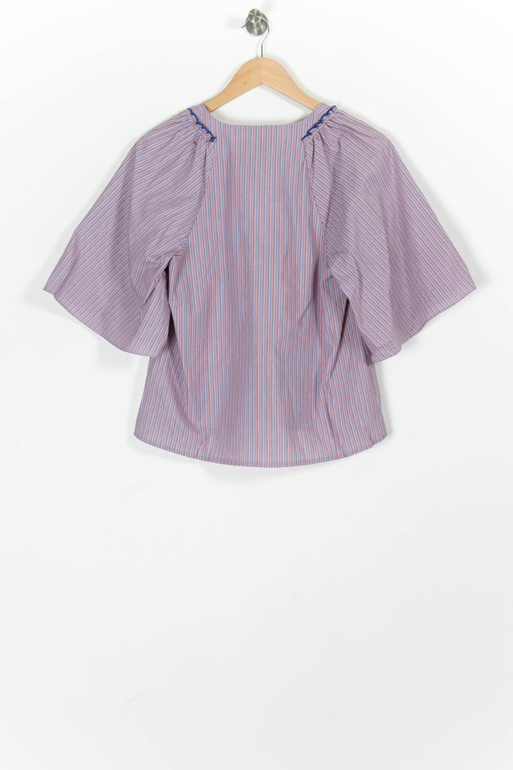 Blouse Violette et Bleue - Taille XS/34 de la marque Karl Marc John | PARAD97844 - Vendu par Paradigme - Image 4