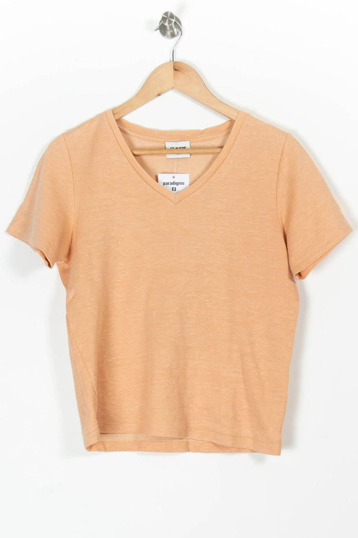 Tee-shirt Orange - Taille S/36 de la marque Claudie Pierlot | PARAD97849 - Vendu par Paradigme - Image 2