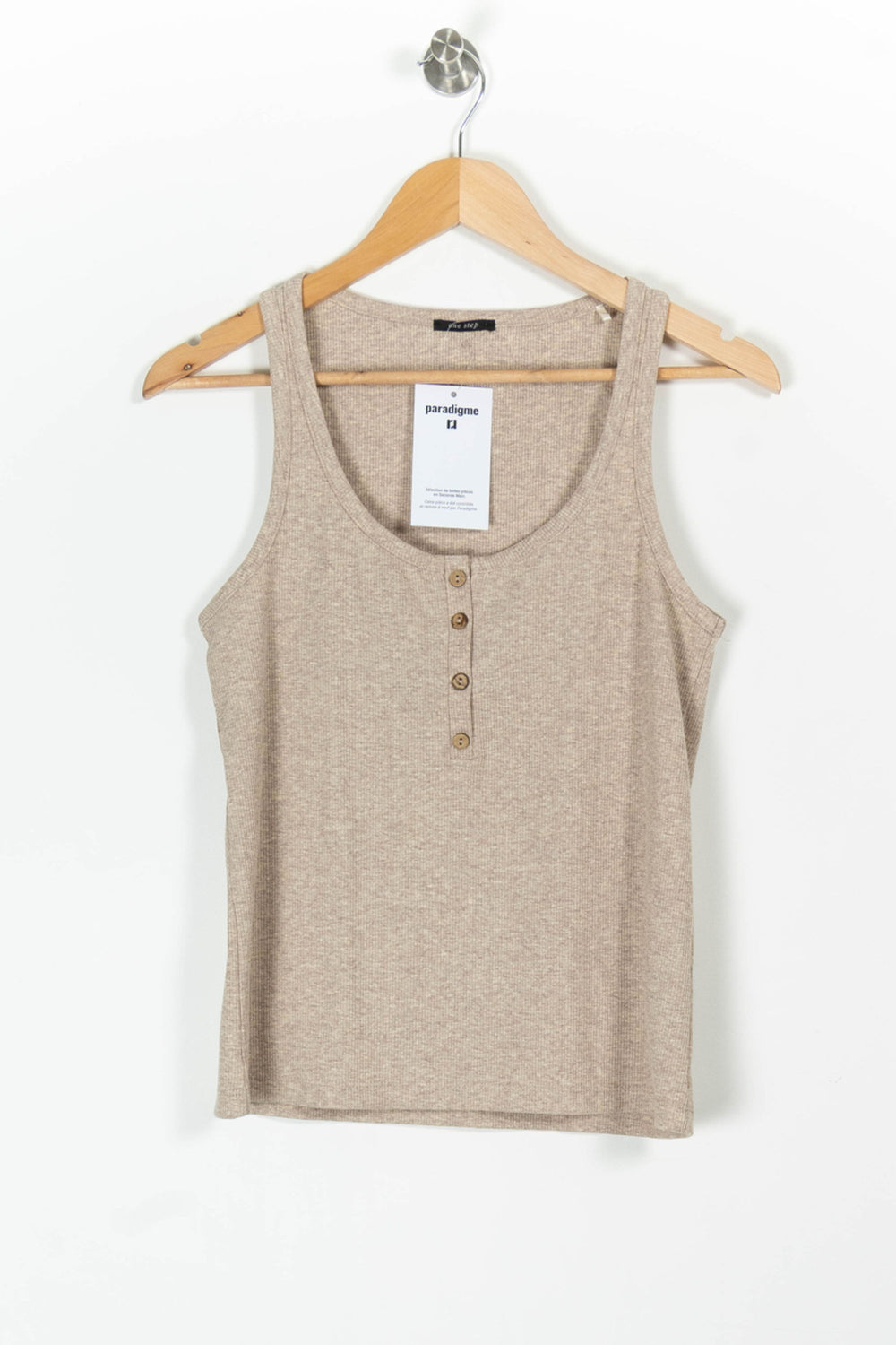 Débardeur Beige - Taille M/38 de la marque One Step | PARAD97852 - Vendu par Paradigme - Image 2