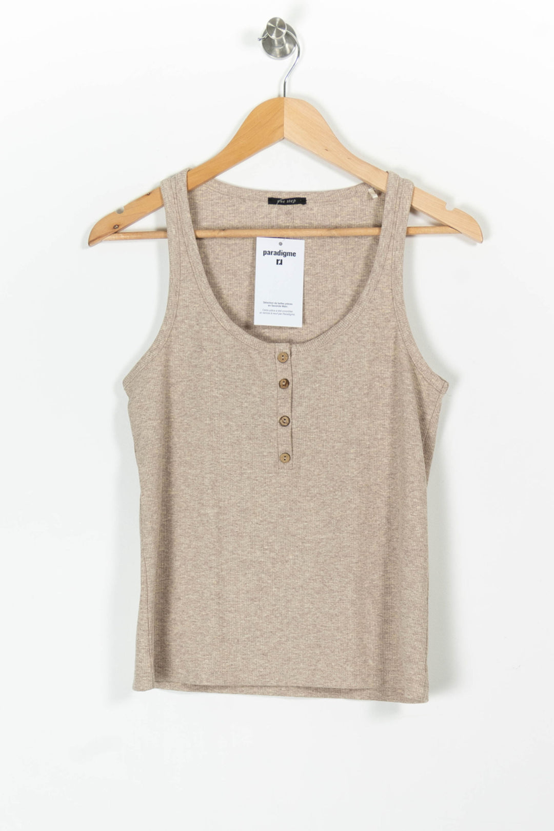 Débardeur Beige - Taille M/38 de la marque One Step | PARAD97852 - Vendu par Paradigme - Image 2