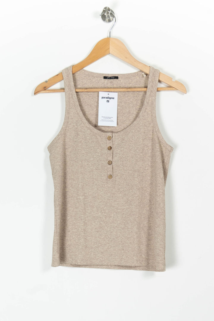 Débardeur Beige - Taille M/38 de la marque One Step | PARAD97852 - Vendu par Paradigme - Image 2
