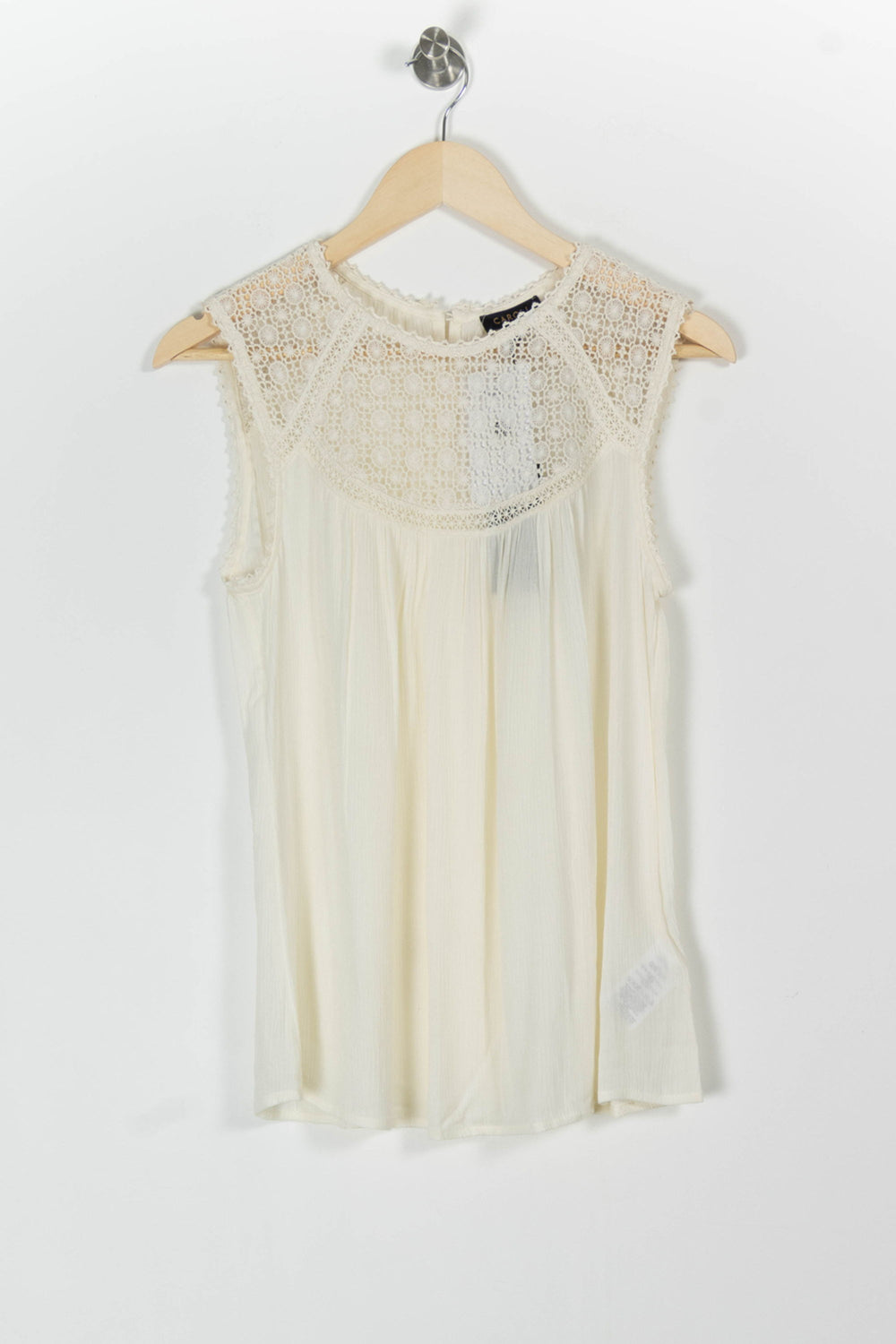 Blouse Blanche - Taille M/38 de la marque Caroll | PARAD97853 - Vendu par Paradigme - Image 2