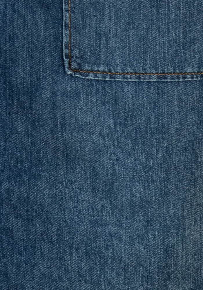 Jupe en Jean Bleue - Taille S/36 de la marque Caroll | PARAD97854 - Vendu par Paradigme - Image 3