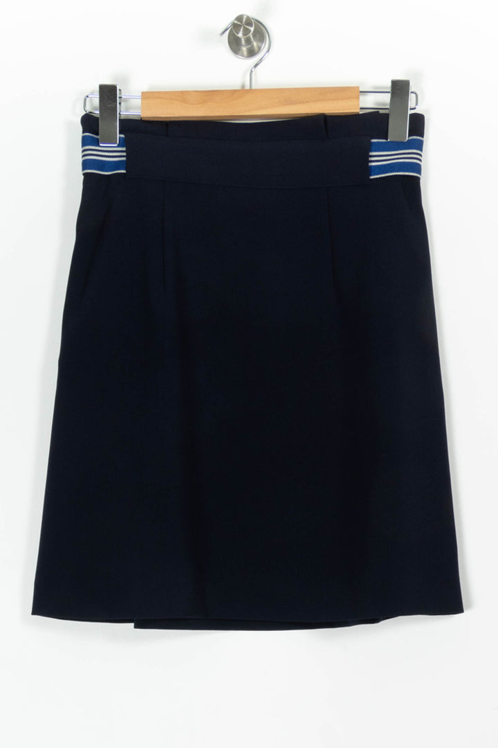 Jupe Plissée Bleue - Taille M/38 de la marque Claudie Pierlot | PARAD97862 - Vendu par Paradigme - Image 4