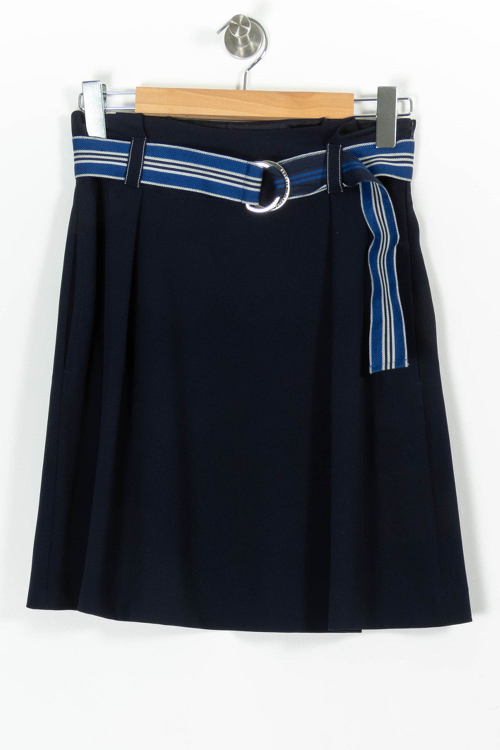 Jupe Plissée Bleue - Taille M/38 de la marque Claudie Pierlot | PARAD97862 - Vendu par Paradigme - Image 2