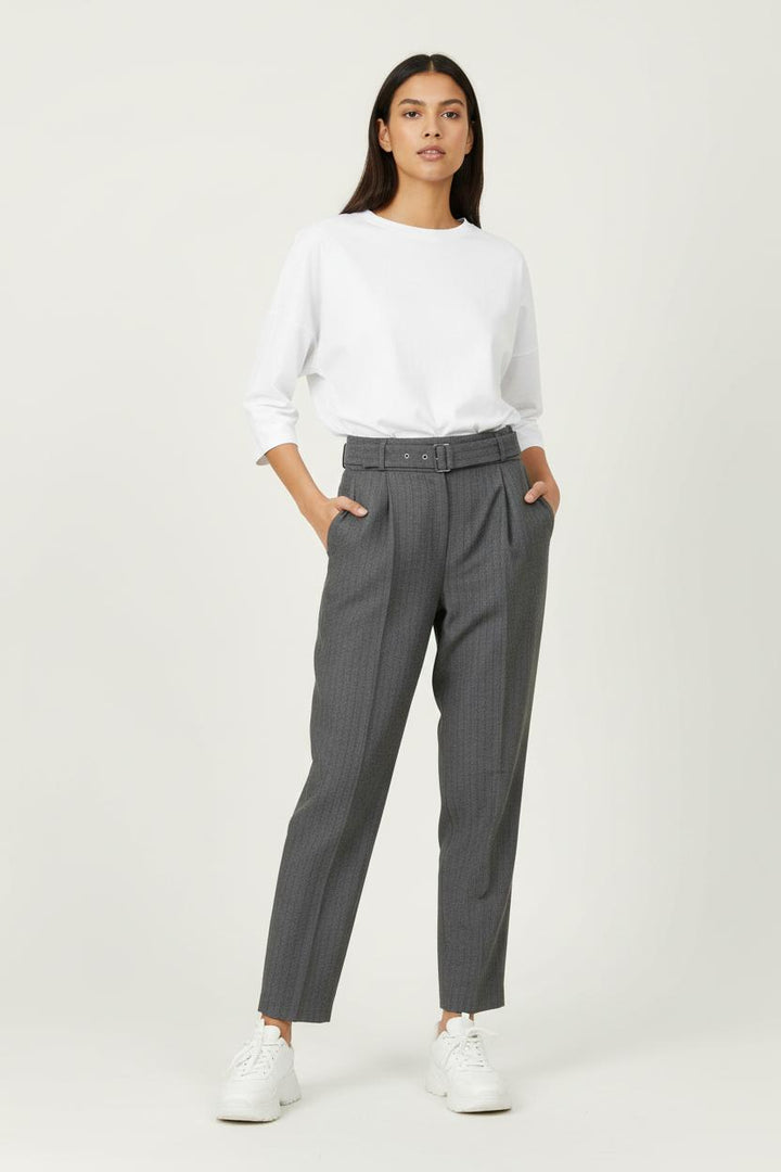 Pantalon Tailleur Gris - Taille S/36 de la marque Caroll | PARAD97865 - Vendu par Paradigme - Image 1