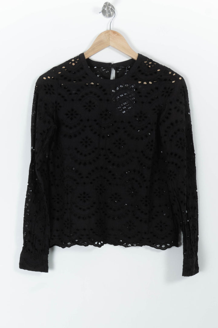 Blouse Noire - Taille XS/34 de la marque IKKS | PARAD97866 - Vendu par Paradigme - Image 2