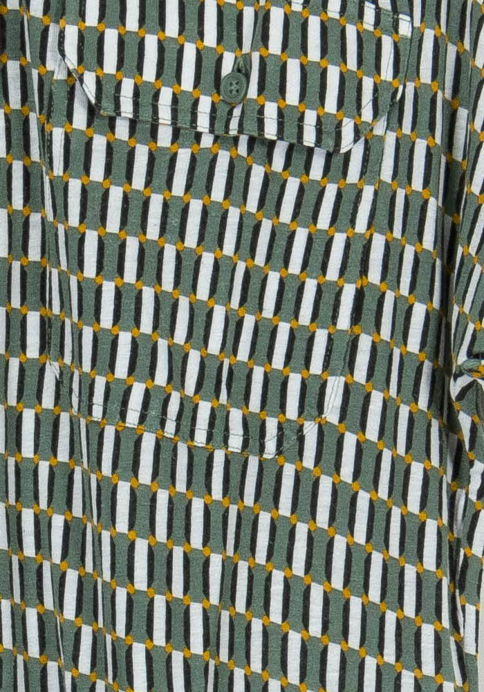 Chemisette Verte et Blanche - Taille M/38 de la marque Caroll | PARAD97868 - Vendu par Paradigme - Image 3