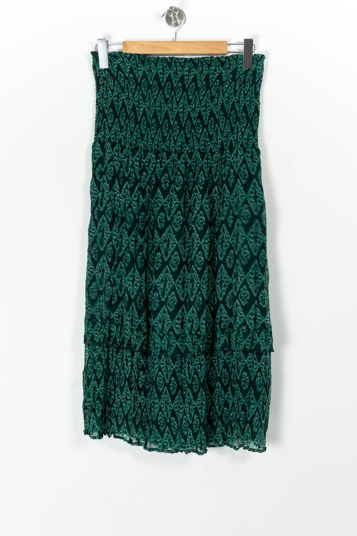 Jupe Longue Verte - Taille XL/42 de la marque La Fée Maraboutée | PARAD97869 - Vendu par Paradigme - Image 2