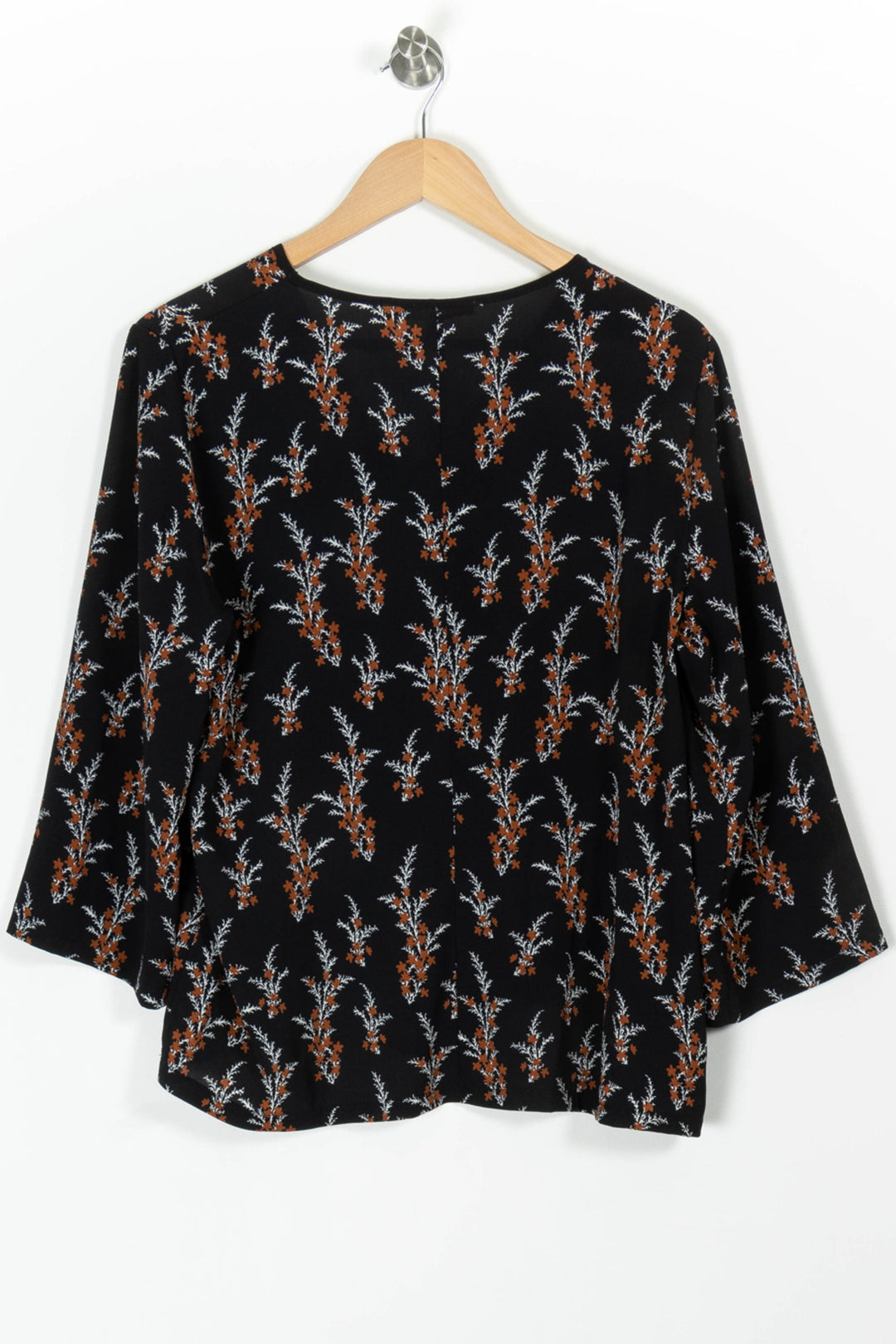 Blouse Noire et Orange - Taille L/40 de la marque La Fée Maraboutée | PARAD97872 - Vendu par Paradigme - Image 4
