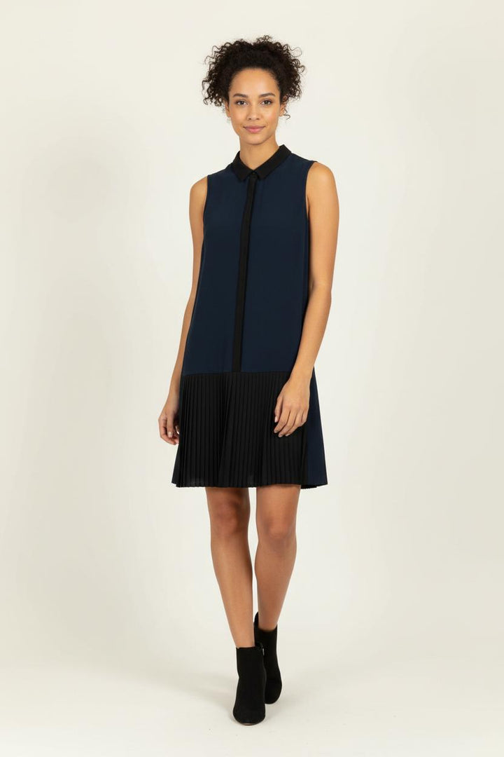 Robe sans manches Bleu et Noir - Taille S/36 de la marque I.Code | PARAD97878 - Vendu par Paradigme - Image 1