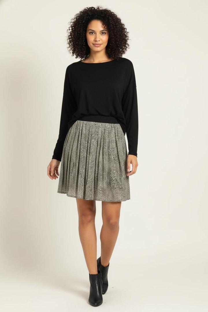 Jupe Courte Noire et Blanche - Taille S/36 de la marque I.Code | PARAD97884 - Vendu par Paradigme - Image 1