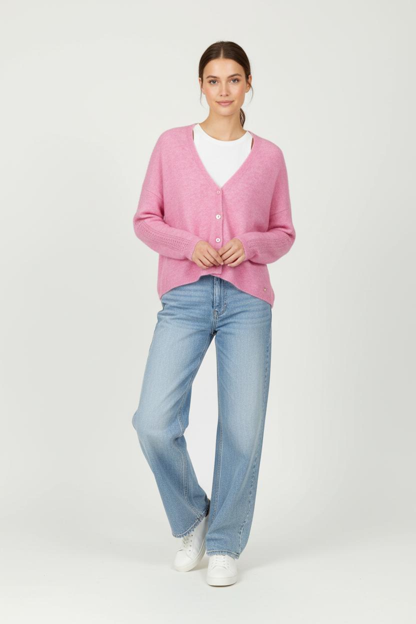 Cardigan Rose - Taille S/36 de la marque Des petits hauts | PARAD97891 - Vendu par Paradigme - Image 1