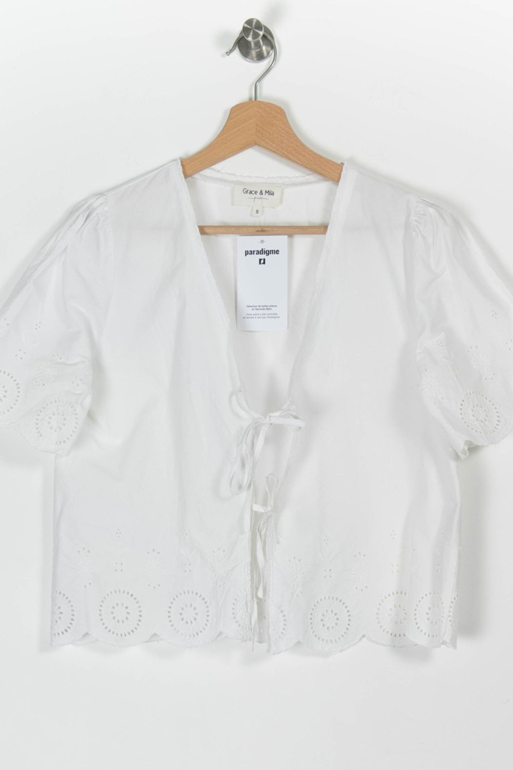 Blouse Blanche - Taille S/36 de la marque Grace & Mila | PARAD97894 - Vendu par Paradigme - Image 2