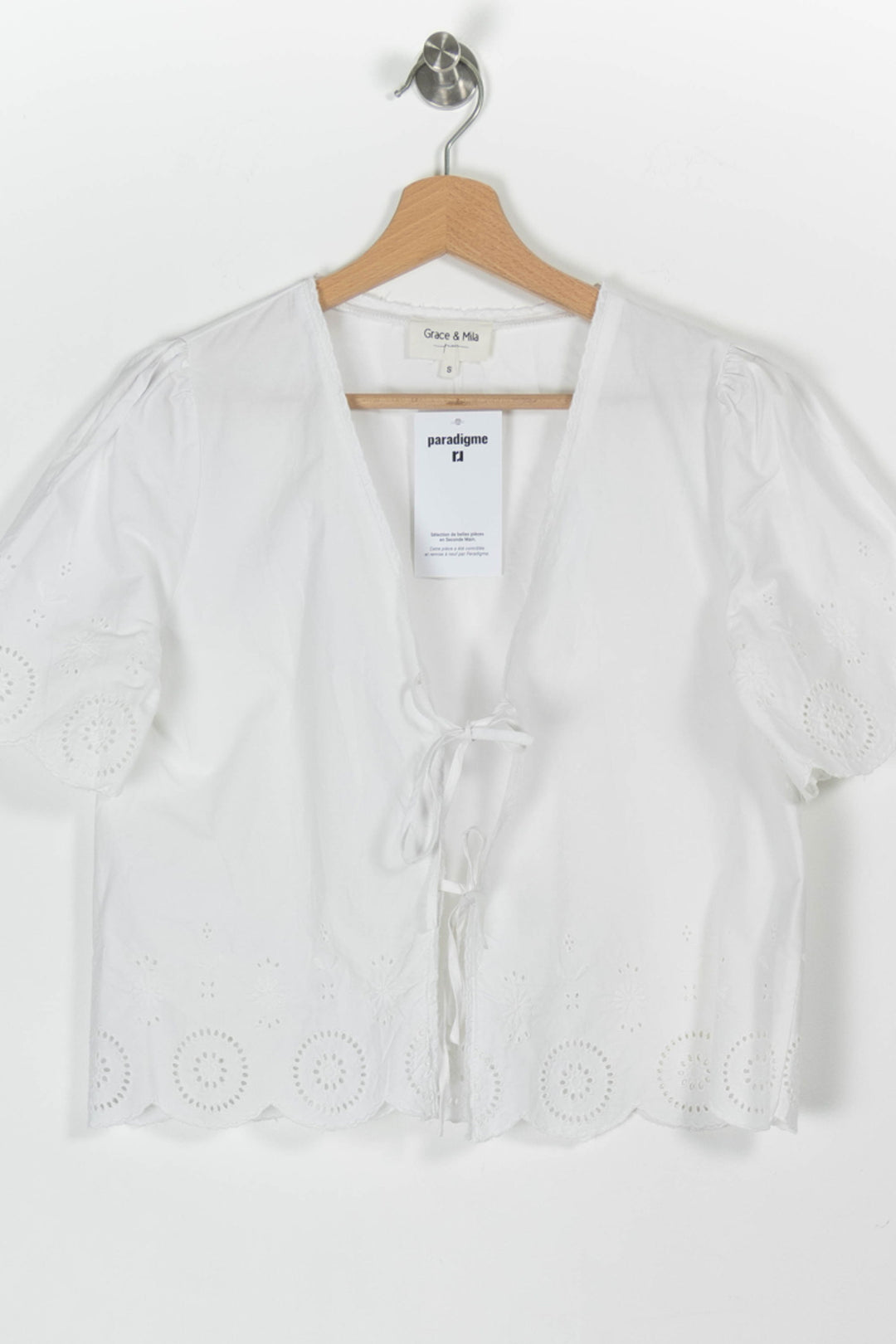 Blouse Blanche - Taille S/36 de la marque Grace & Mila | PARAD97894 - Vendu par Paradigme - Image 2