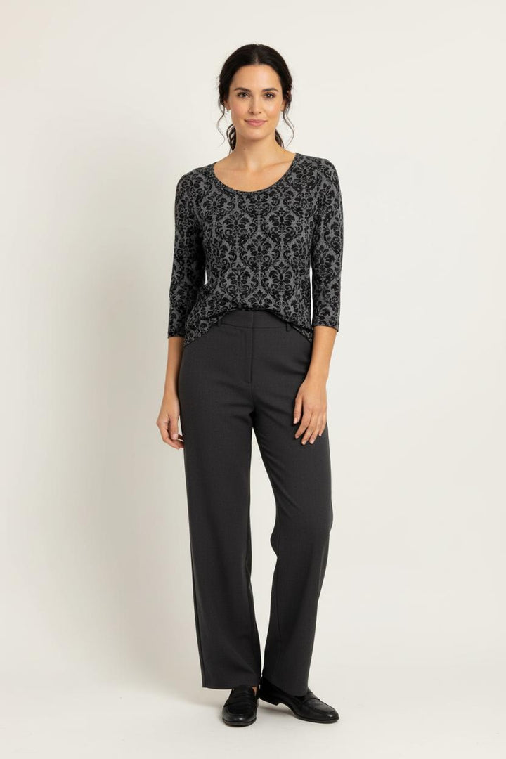 T-shirt Noir et Gris - Taille XL/42 de la marque Caroll | PARAD97895 - Vendu par Paradigme - Image 1