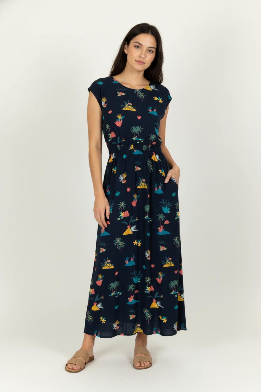 Robe Longue Bleu - Taille M/38 de la marque Des petits hauts | PARAD97896 - Vendu par Paradigme - Image 1