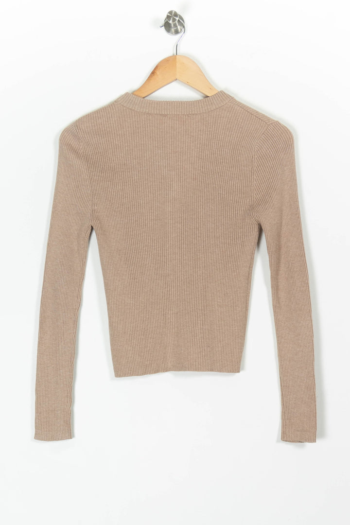 Cardigan Beige - Taille S/36 de la marque Grace & Mila | PARAD97898 - Vendu par Paradigme - Image 4