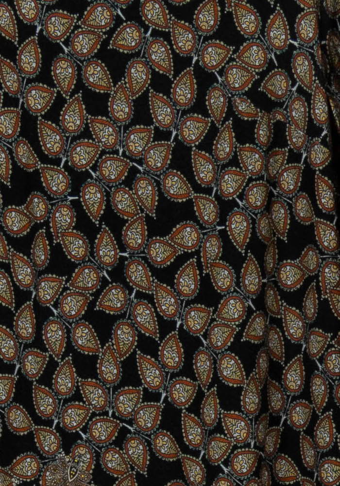 Blouse Noire et Marron - Taille M/38 de la marque La Fée Maraboutée | PARAD97902 - Vendu par Paradigme - Image 3