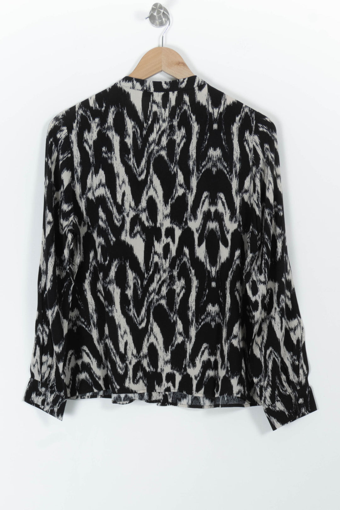 Blouse Noire et Blanche - Taille L/40 de la marque La Fée Maraboutée | PARAD97906 - Vendu par Paradigme - Image 4