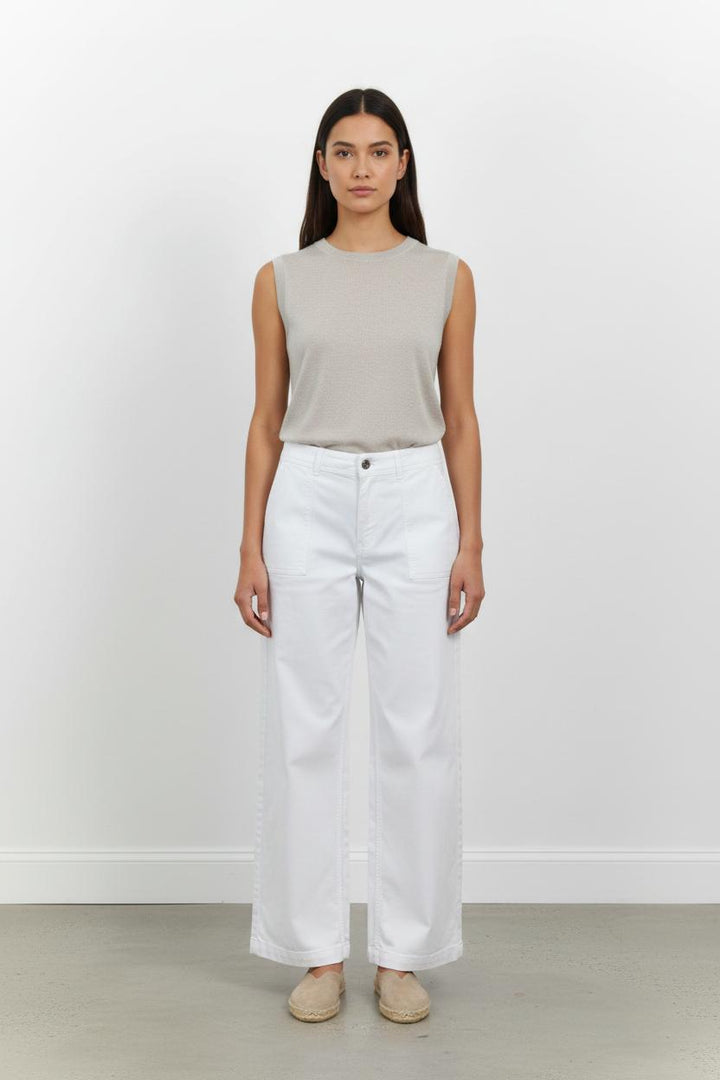Pantalon Blanc - Taille XL/42 de la marque La Fée Maraboutée | PARAD97909 - Vendu par Paradigme - Image 1