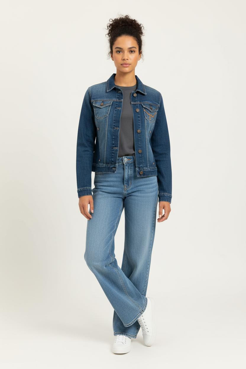 Veste en Jean Bleue - Taille S/36 de la marque Closed | PARAD97922 - Vendu par Paradigme - Image 1