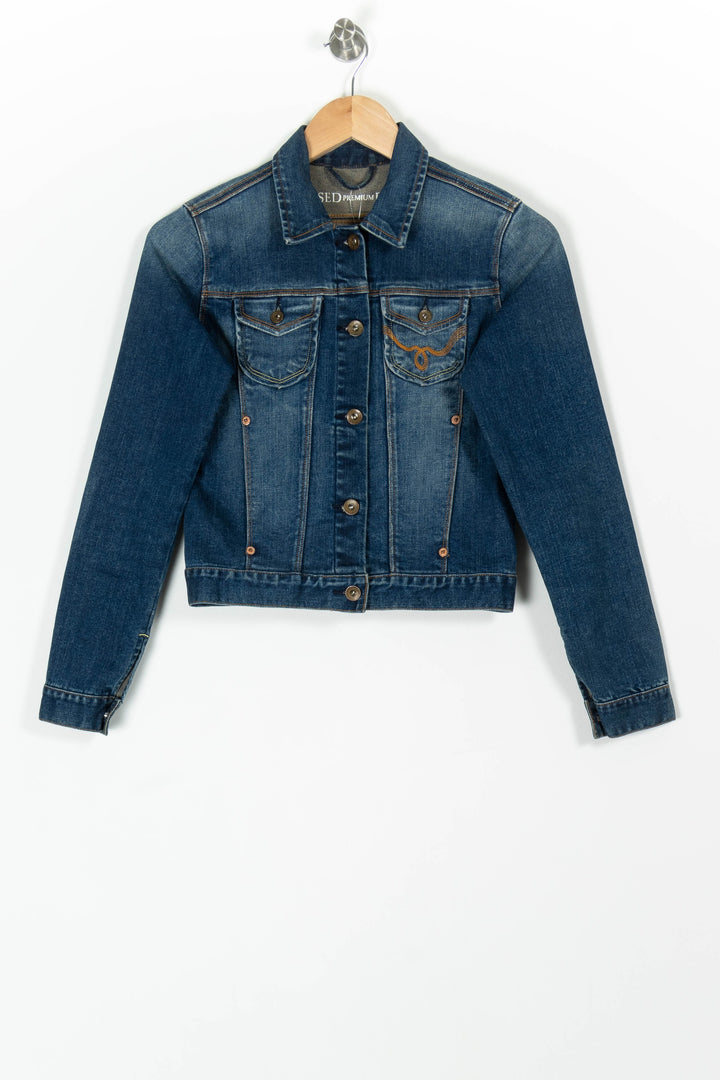 Veste en Jean Bleue - Taille S/36 de la marque Closed | PARAD97922 - Vendu par Paradigme - Image 2