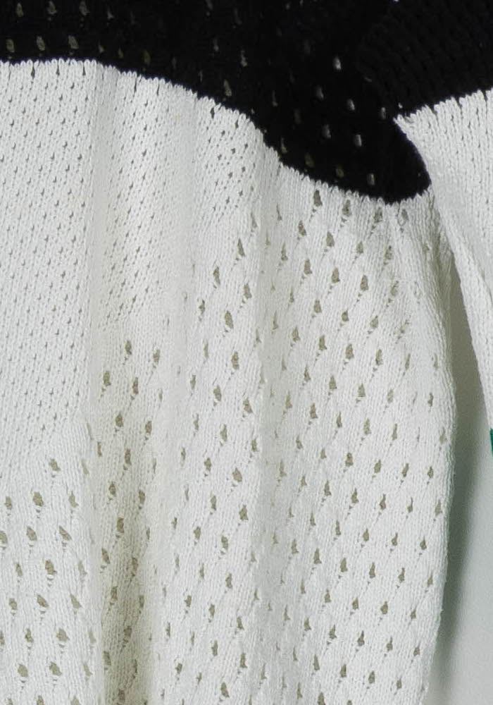 Pull Blanc Noir et Vert - Taille L/40 de la marque One Step | PARAD97929 - Vendu par Paradigme - Image 3