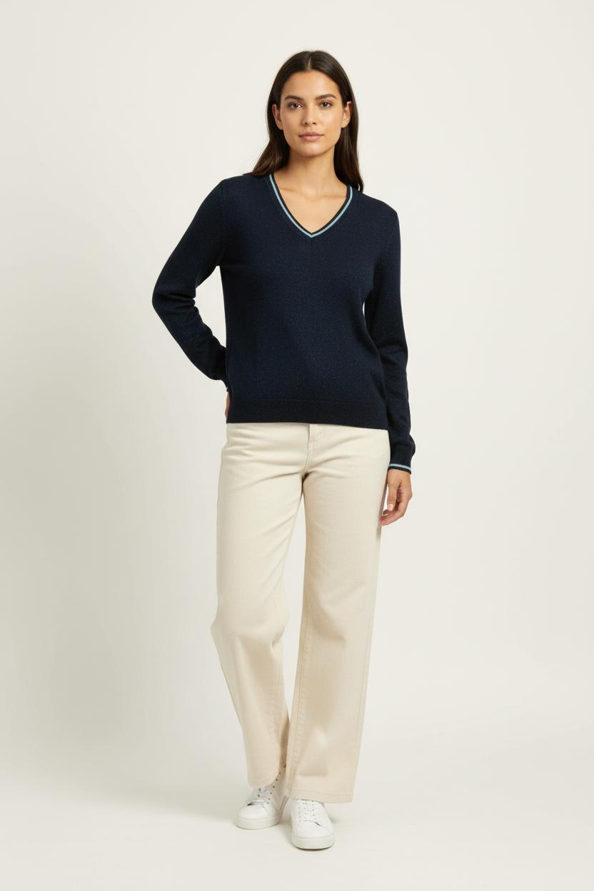 Pull Bleu - Taille L/40 de la marque I.Code | PARAD97931 - Vendu par Paradigme - Image 1