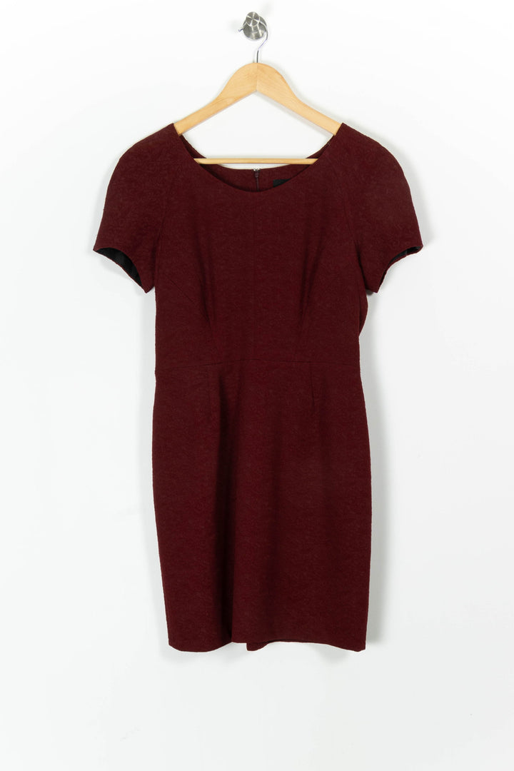 Robe Courte Bordeaux - Taille L/40 de la marque The Kooples | PARAD97936 - Vendu par Paradigme - Image 2