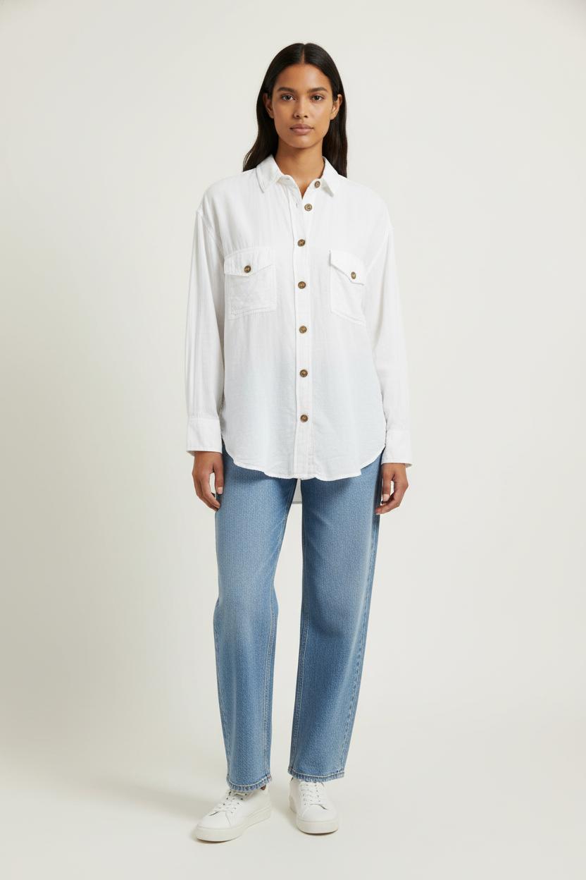 Chemise Blanche - Taille S/36 de la marque The Kooples | PARAD97937 - Vendu par Paradigme - Image 1