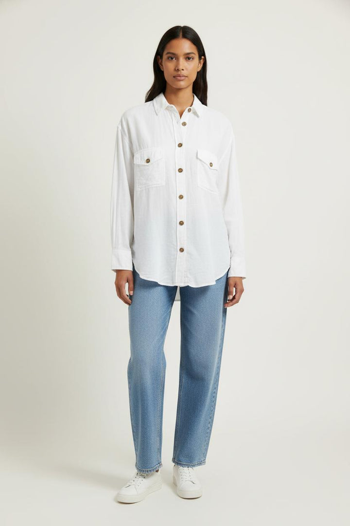 Chemise Blanche - Taille S/36 de la marque The Kooples | PARAD97937 - Vendu par Paradigme - Image 1