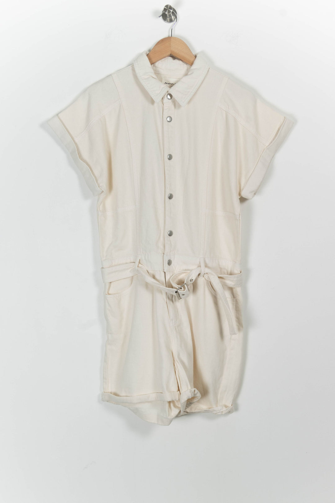 Combishort Blanche - Taille L/40 de la marque Maison 123 | PARAD97946 - Vendu par Paradigme - Image 2