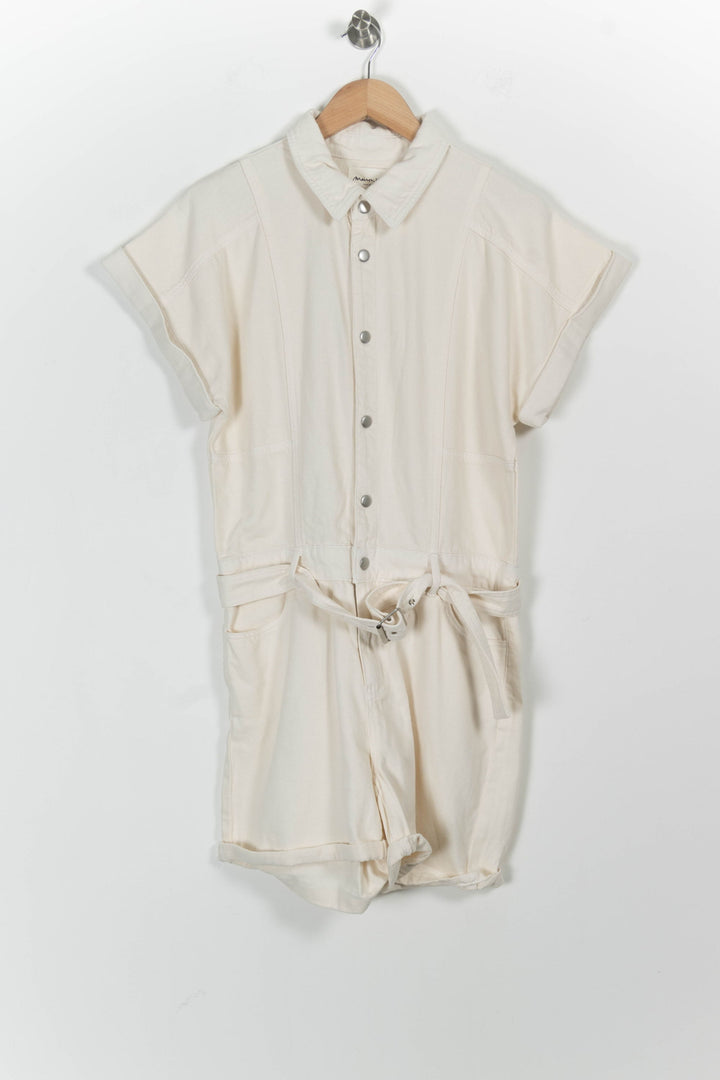 Combishort Blanche - Taille L/40 de la marque Maison 123 | PARAD97946 - Vendu par Paradigme - Image 2