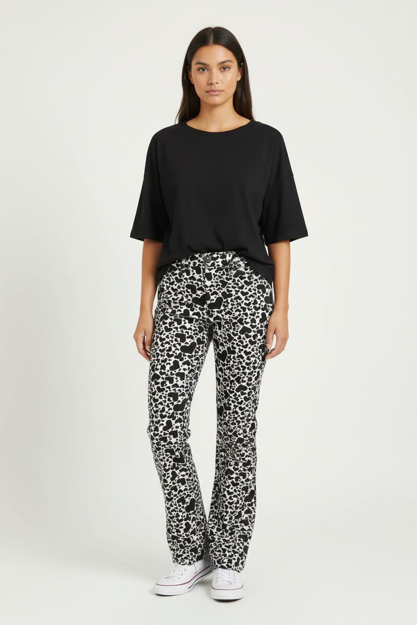 Pantalon Noir et Blanc - Taille XS/34 de la marque Zadig&Voltaire | PARAD97948 - Vendu par Paradigme - Image 1