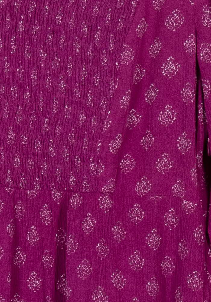Robe Courte Violette - Taille M/38 de la marque Maison 123 | PARAD97950 - Vendu par Paradigme - Image 3